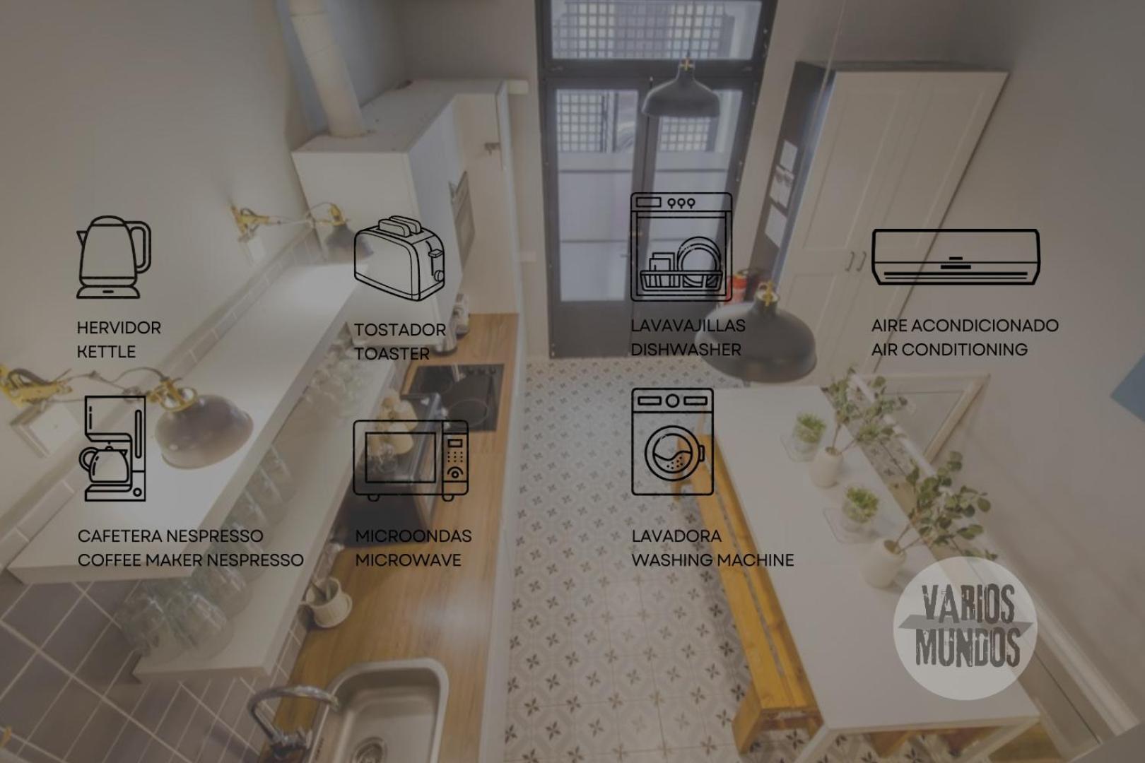 Modern Apt Para 7Pax En Chamberi-Ponzano Madrid Eksteriør billede